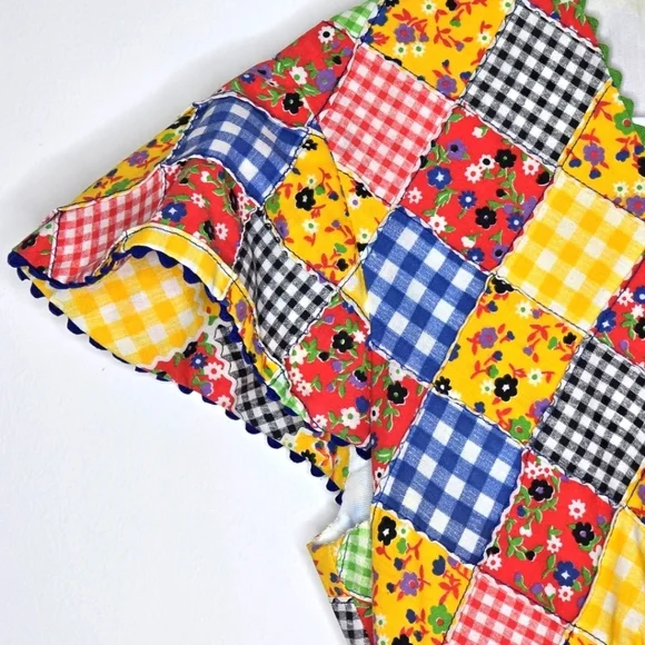 Colorful Patchwork Maxi Dress - Picture 5 of 7